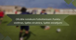 Oficiālie noteikumi futboltenisam: Punktu sistēmas, Spēles struktūra, Spēles iestatījumi